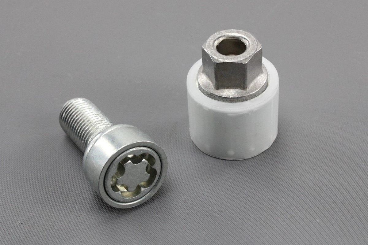 Audi A1 A3 A4 A5 A6 locking wheel nut with key code E 4F0698139C 805, view 1