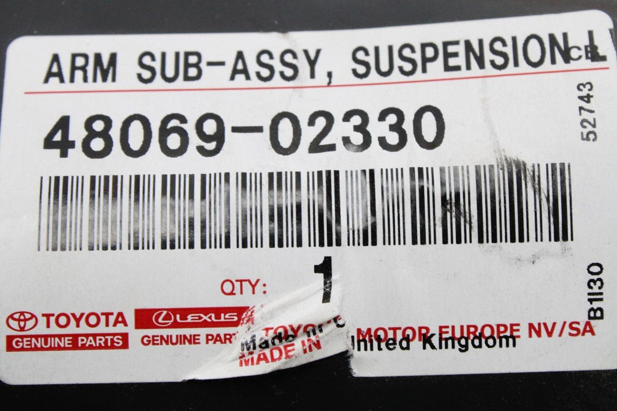 Toyota Corolla 2019-on front lower suspension arm (left) 48069-02330