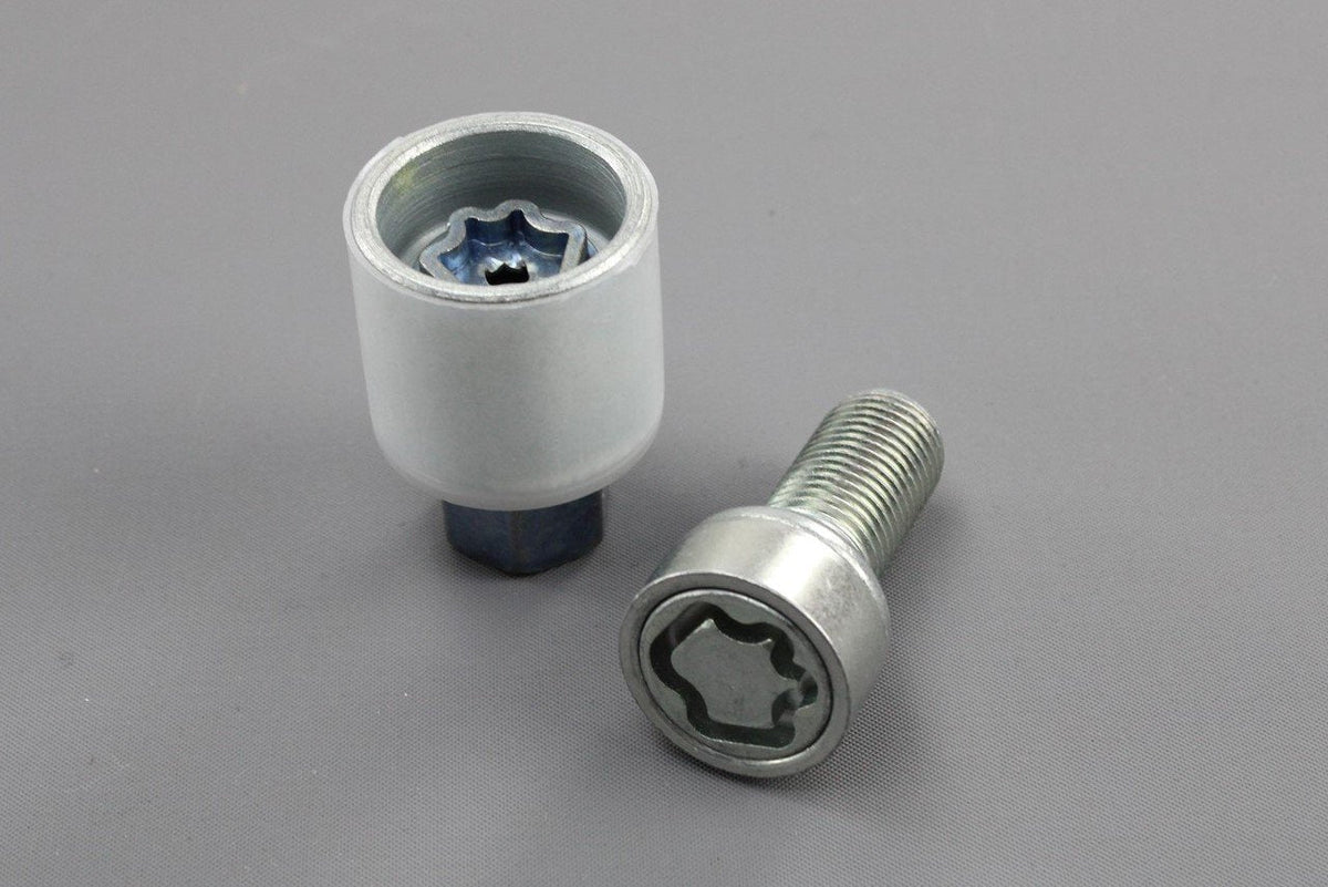 Audi A1 A3 A4 A5 A6 locking wheel nut with key code C 4F0698139C 803, view 1