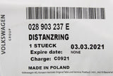 VW Audi Skoda SEAT Alternator pulley spacer ring 3.75mm 028903237E