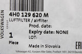 Audi S8 2010-2017 4.0L V.8 air filter element (x1) 4H0129620M