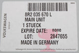 A4 S4 RS4 A5 S5 RS5 Q5 RHD multimedia MMI control unit 8R2035670L