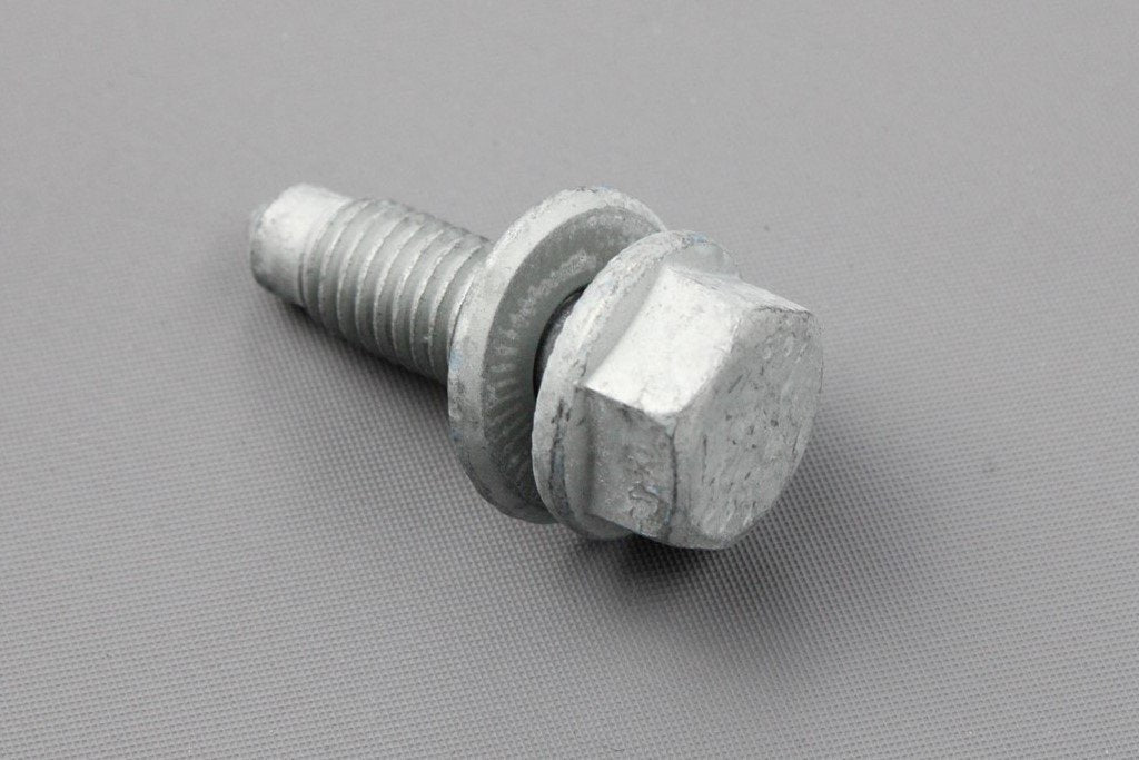 VW Audi Skoda SEAT Hex head bolt with washer M10x30 (x1) N91231201, view 1