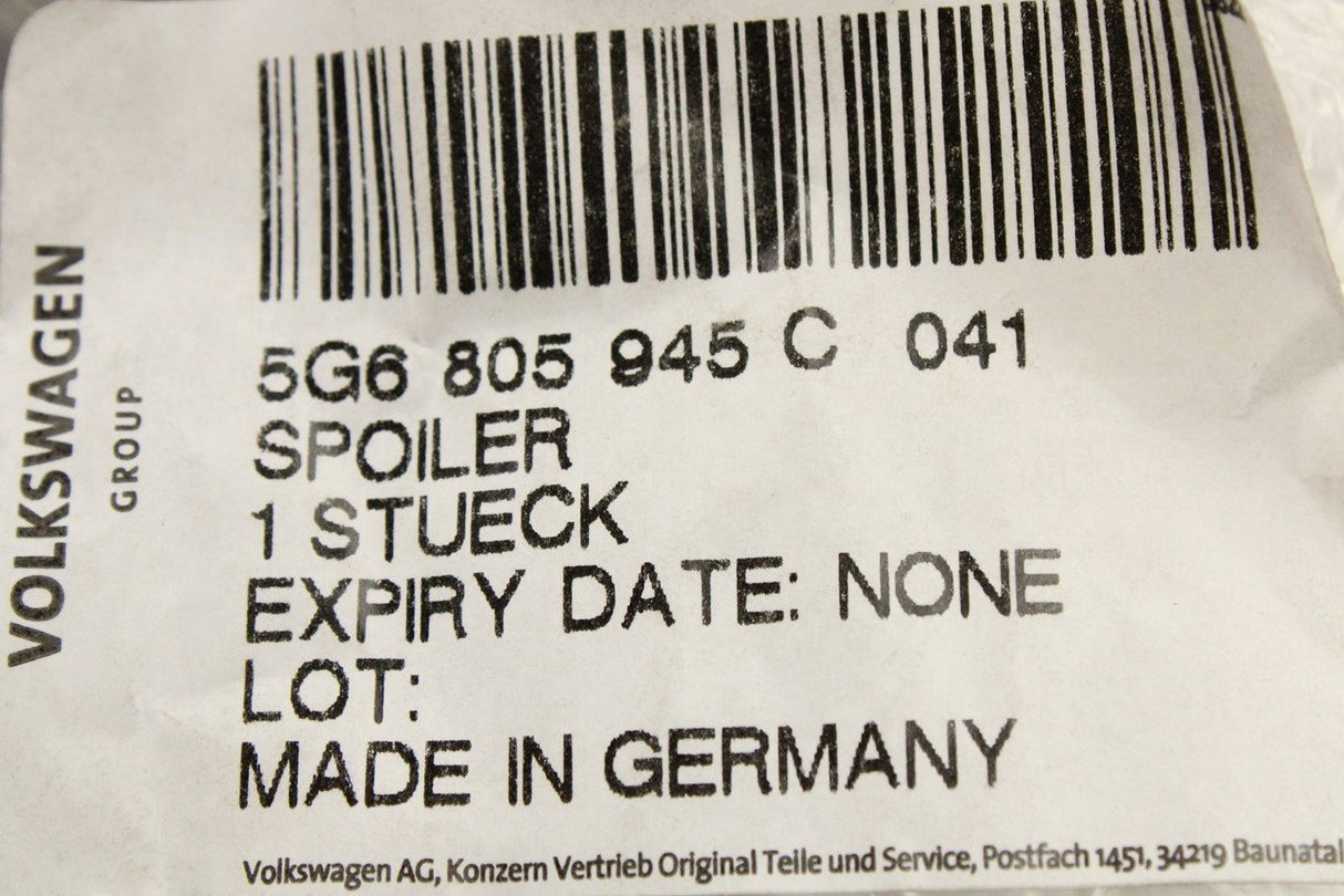 VW Golf MK7 MK7.5 GTI GTD R boot lid spoiler trim (left) 5G6805945C 041