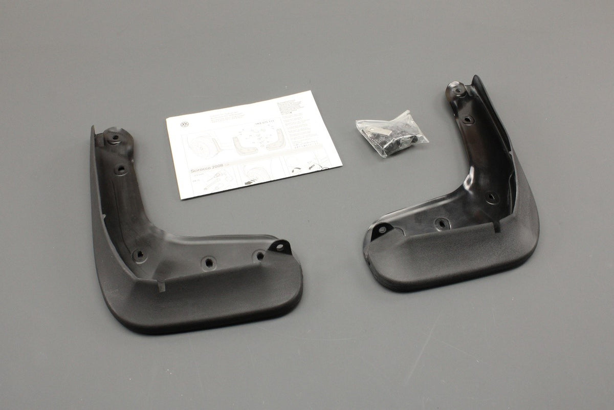 VW Scirocco 2009 -2018 accessory mud flaps (front) 1K8075111, view 1