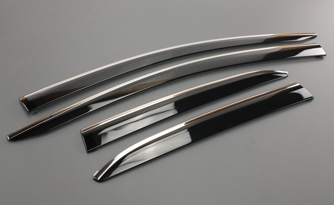 Toyota wind deflectors with chrome strip 08162-12830 Toyota wind deflectors with chrome strip 08162-12830