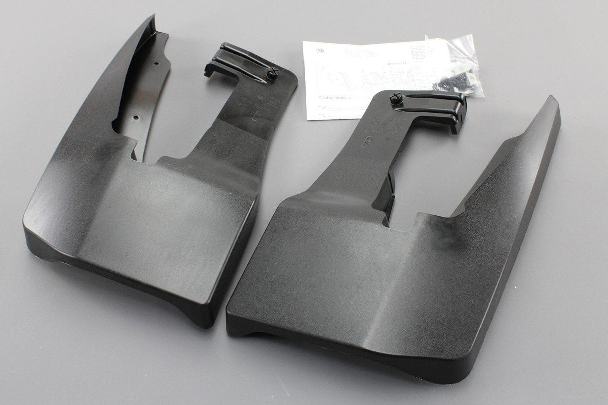 VW Crafter 2006-16 Front mud flaps pair accessory 2E0075111