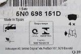 VW Tiguan 08-16 Audi Q3 12-18 front brake pads set (312mm) 5N0698151D