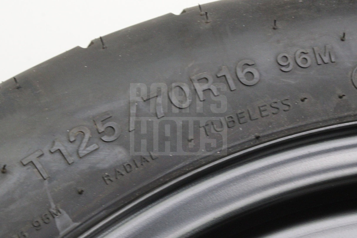 VW Golf MK7.5 Audi A3 SEAT Leon space saver spare wheel (16") 5G0601011A