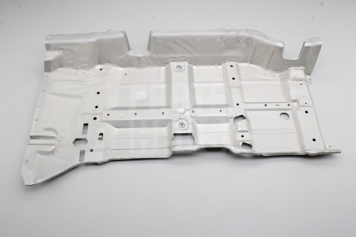 VW Transporter T6 2016-2019 front centre tunnel heatshield 7E1825671G, view 1