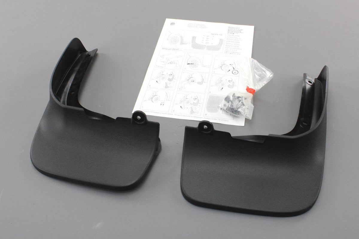 VW Sharan 2011-on accessory mud flaps set (front) 7N0075111, view 1
