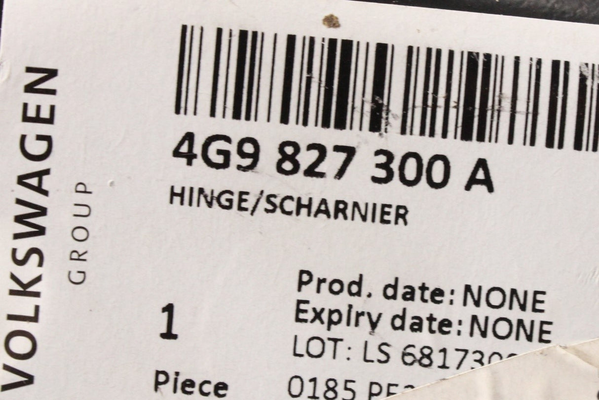 Audi A6 S6 RS6 C7 Avant 11-18 tailgate boot lid hinge (right) 4G9827300A