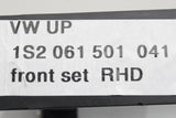 VW Up! 2012-2020 Front rubber floor mats set RHD 1S2061501 041