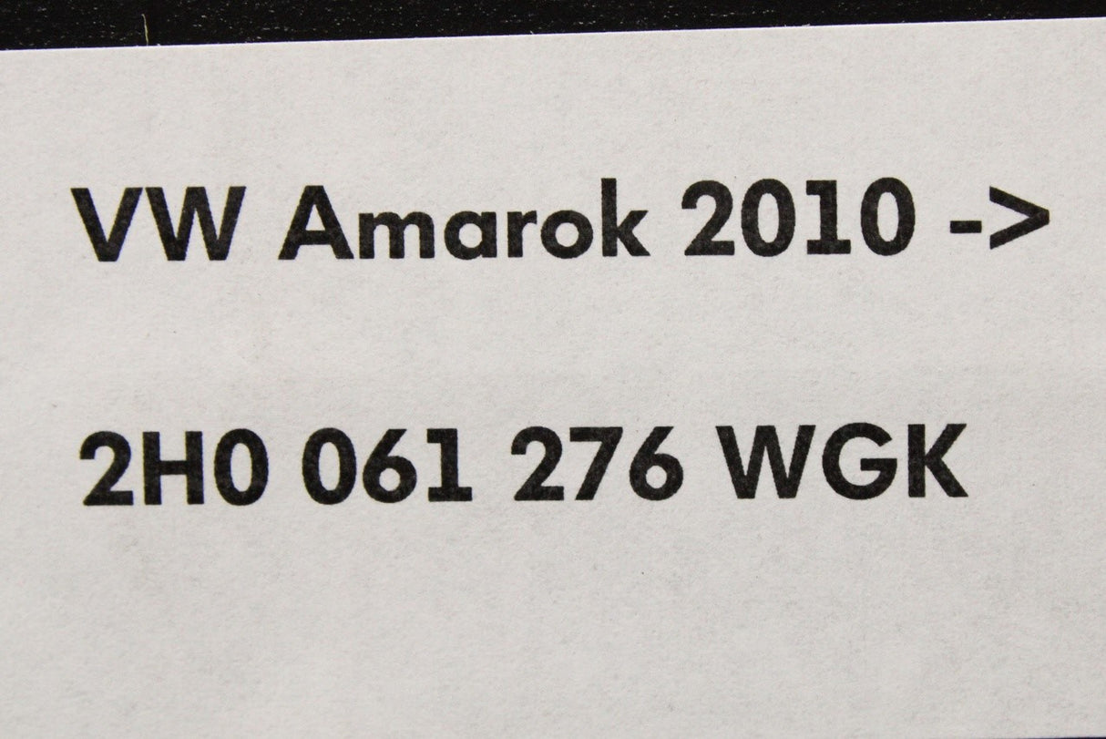 VW Amarok 2010-2022 textile floor mats (rear) 2H0061276 WGK