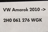 VW Amarok 2010-2022 textile floor mats (rear) 2H0061276 WGK