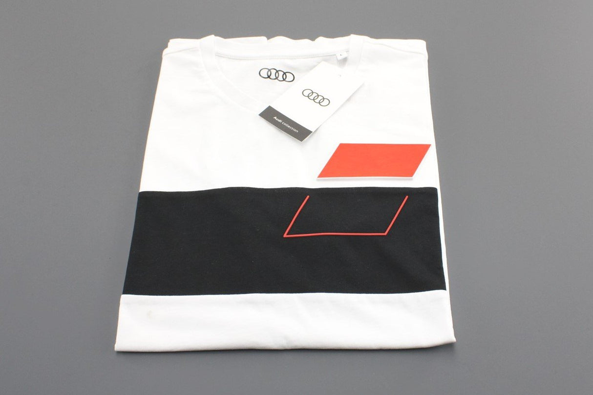 Audi Sport Collection men's t-shirt in white (size L) 3132200104