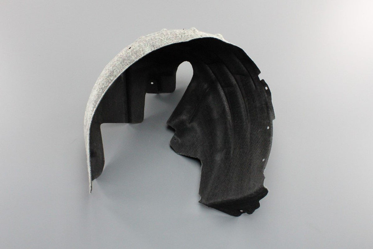 VW Golf MK8 2020-on wheel housing arch liner (rear left) 5H0810971B, view 1
