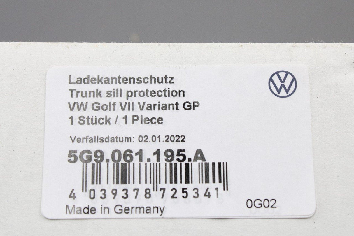 VW Golf MK7.5 Estate 2017-19 rear bumper protector 5G9061195A
