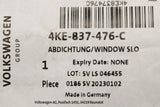 Audi e-tron 2019-on front outer door window slot seal (right) 4KE837476C