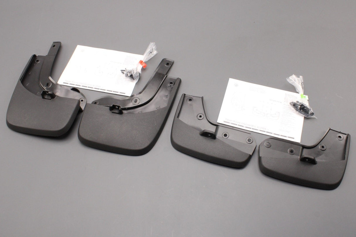 VW Tiguan R-Line 2024-on mud flaps set (front & rear) 571075111B/101B