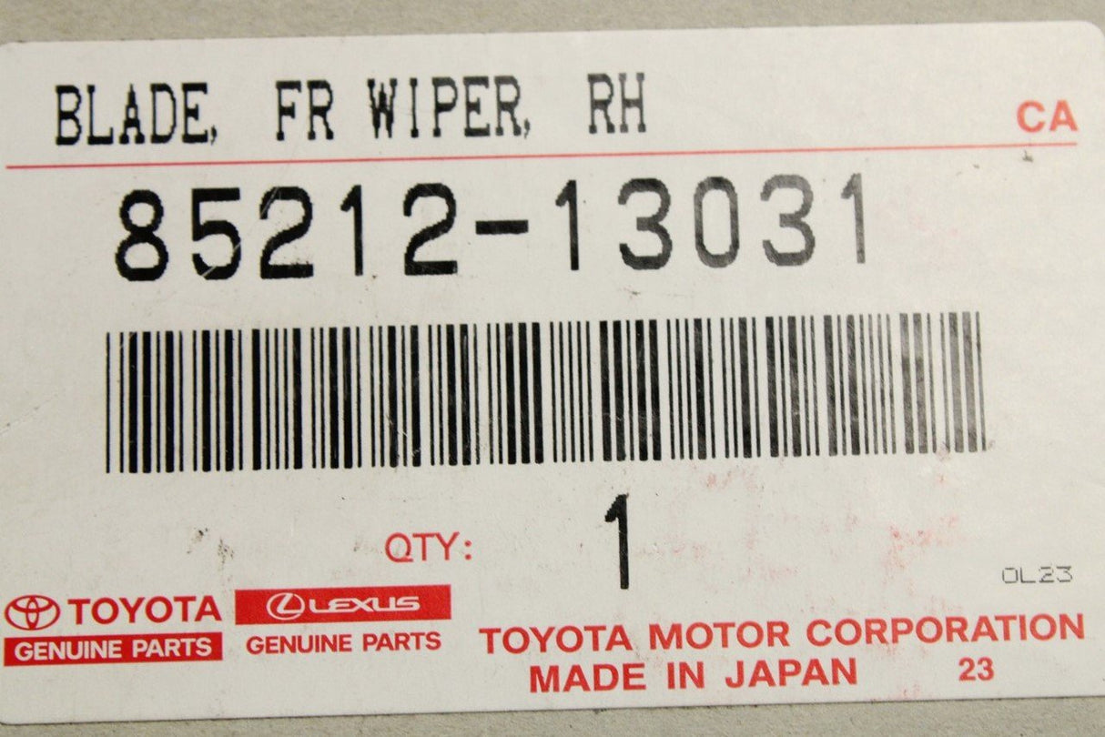 Toyota front wiper blade 85212-13031