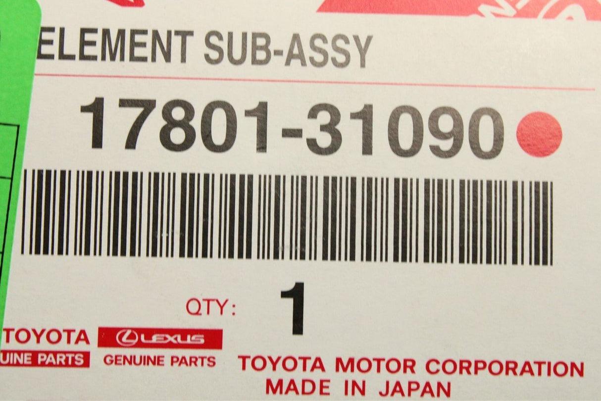 Toyota air filter element 17801-31090