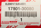 Toyota air filter element 17801-30080