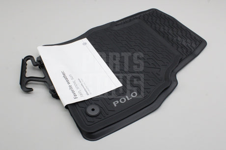 VW Polo AW 22-on rubber floor mats set (front & rear) 2G2061502 82V