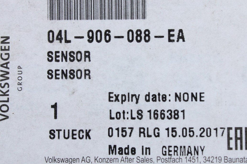 VW Tiguan Passat Audi Q3 Exhaust temperature sensor 2.0 TDI 04L906088EA