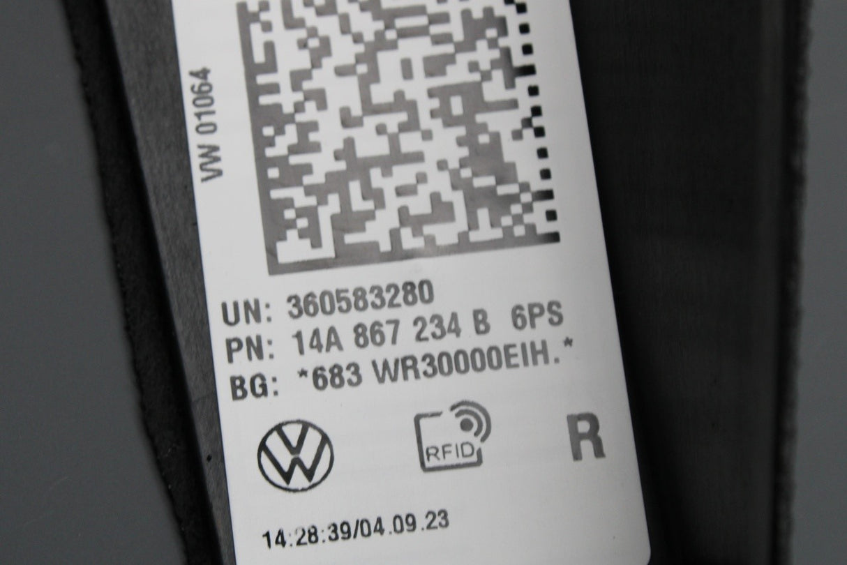 VW ID.7 2024-on interior a-pillar trims (left & right) 14A867233B/234B