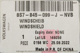 Audi TT TTS TTRS Roadster 2015-on windscreen 8S7845099J NVB