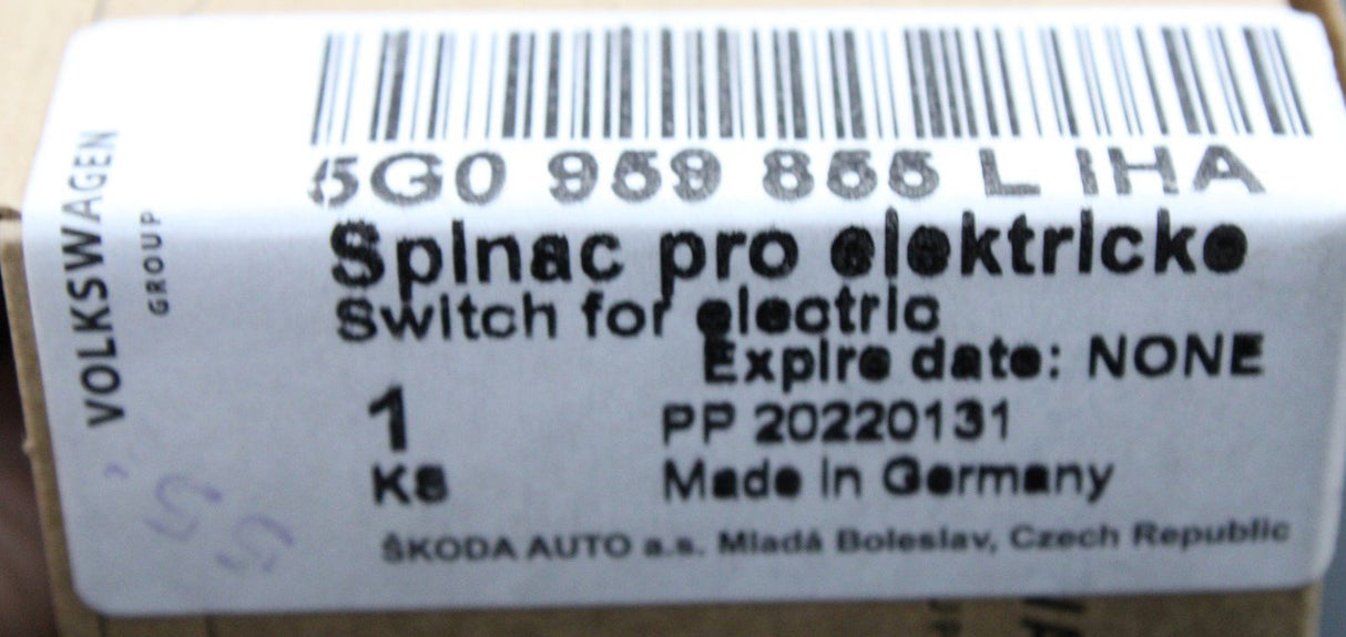 Skoda Karoq Kodiaq Superb single passenger window switch 5G0959855L IHA