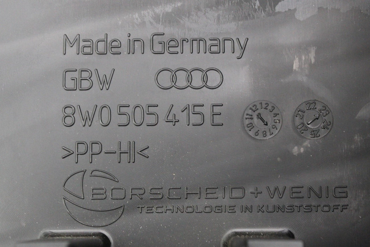 Audi RS4 A5 S5 RS5 rear lower arm stone chip guard (left) 8W0505415E
