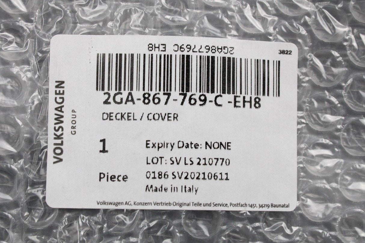 VW T-Roc 2018-on luggage parcel shelf cover 2GA867769C EH8