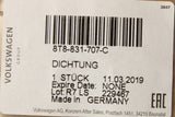 Audi A5 S5 Sportback 2008-2016 front door seal (inner left) 8T8831707C