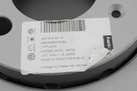 VW Golf MK4 Bora Polo SEAT Leon front brake discs 256x22mm JZW615301N