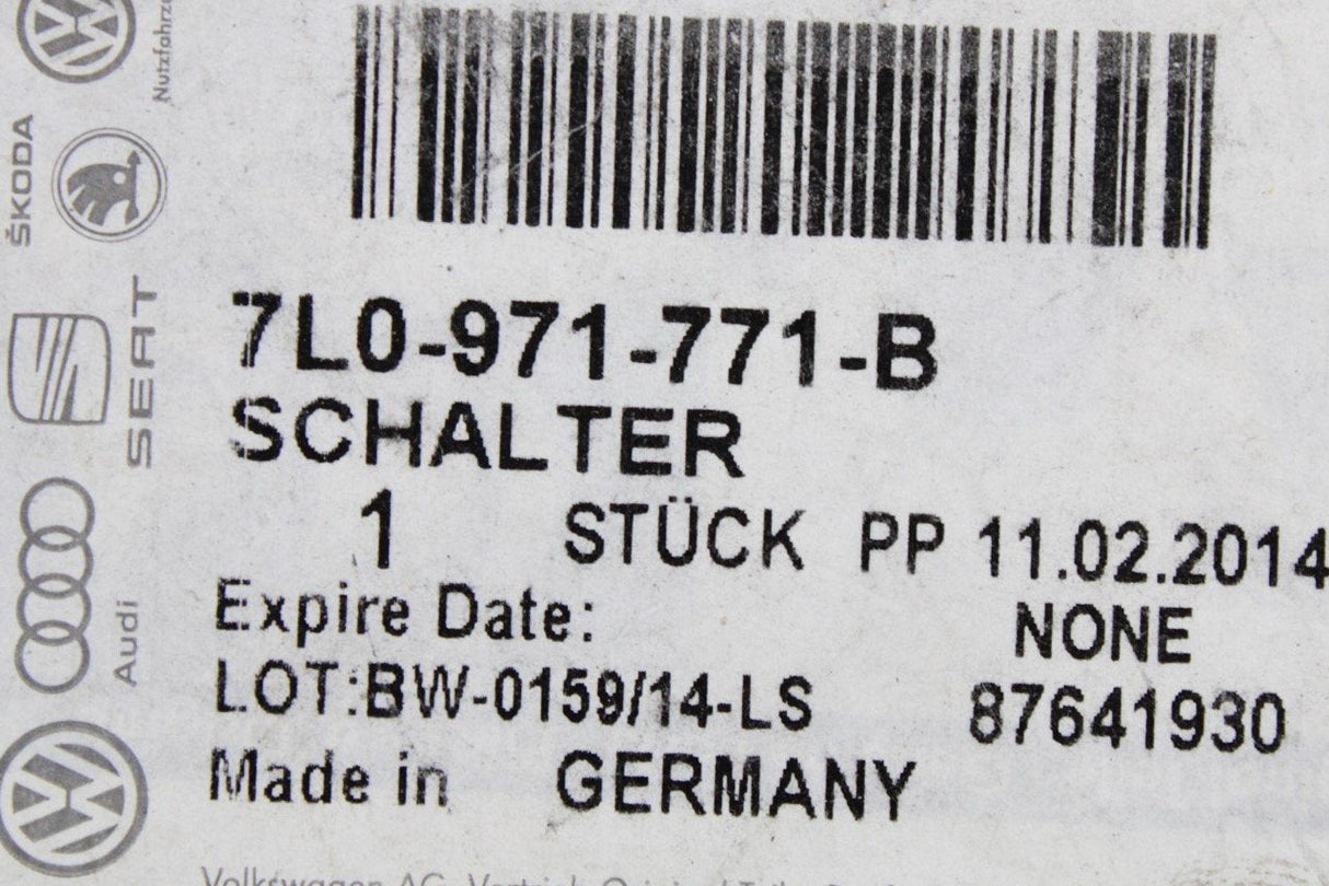 VW Touareg 03-10 shifter mechanism micro switch adapter loom 7L0971771B