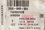 VW Polo AW 2018-on door window glass (front left) 2GS845201