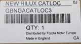 Toyota Hilux 2016-on 2.4L CATLOC (Euro 6) GBNGACATLOC3