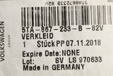 VW Touran 2016-on a-pillar trim (left upper) 5TA867233B 82V