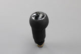 VW Golf MK4 Bora 5-speed gearshift knob (black leather) 1J0711141M E74