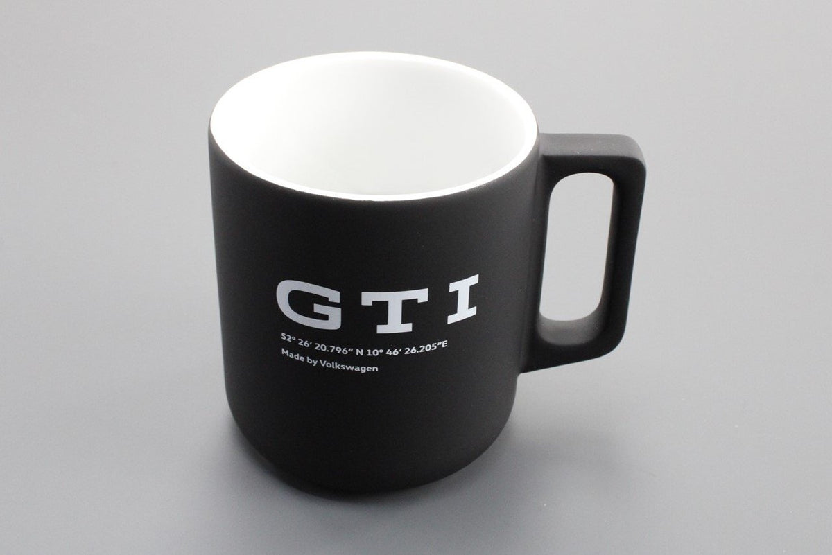 VW Volkswagen GTI coffee mug (black) 5HV069601A, view 1