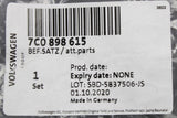 VW Crafter 2017-on attachment parts set for bonnet 7C0898615
