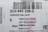 VW Polo AW 2018-on outer rear LED tail light (right) 2G0945208G