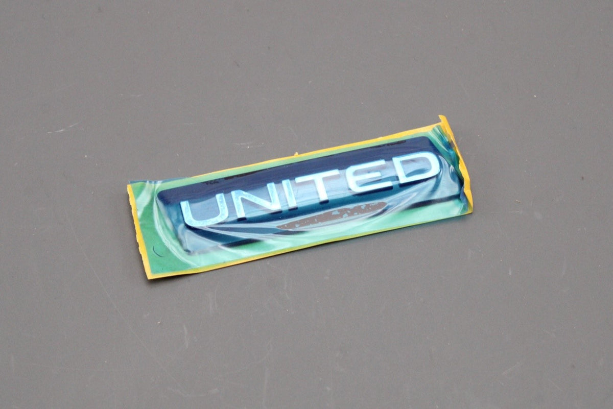 VW Golf Polo T-Cross T-Roc pillar 'UNITED' badge (right) 5G0853688BQ FOD, view 1