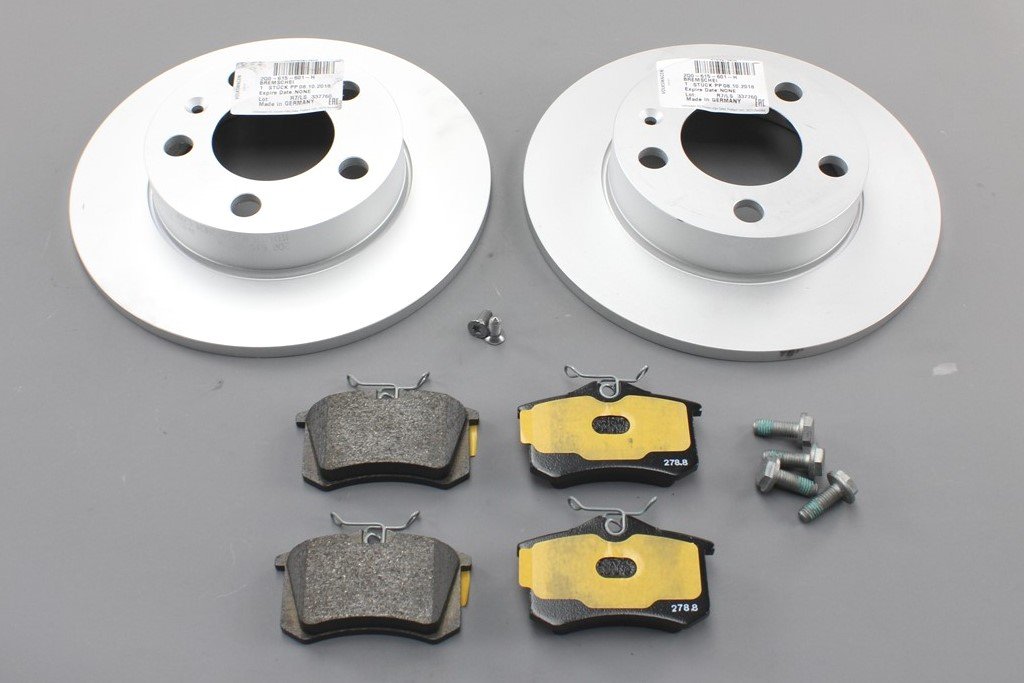 VW Polo 6R 6C Ibiza Fabia Roomster rear discs & pads set JZW698601AH