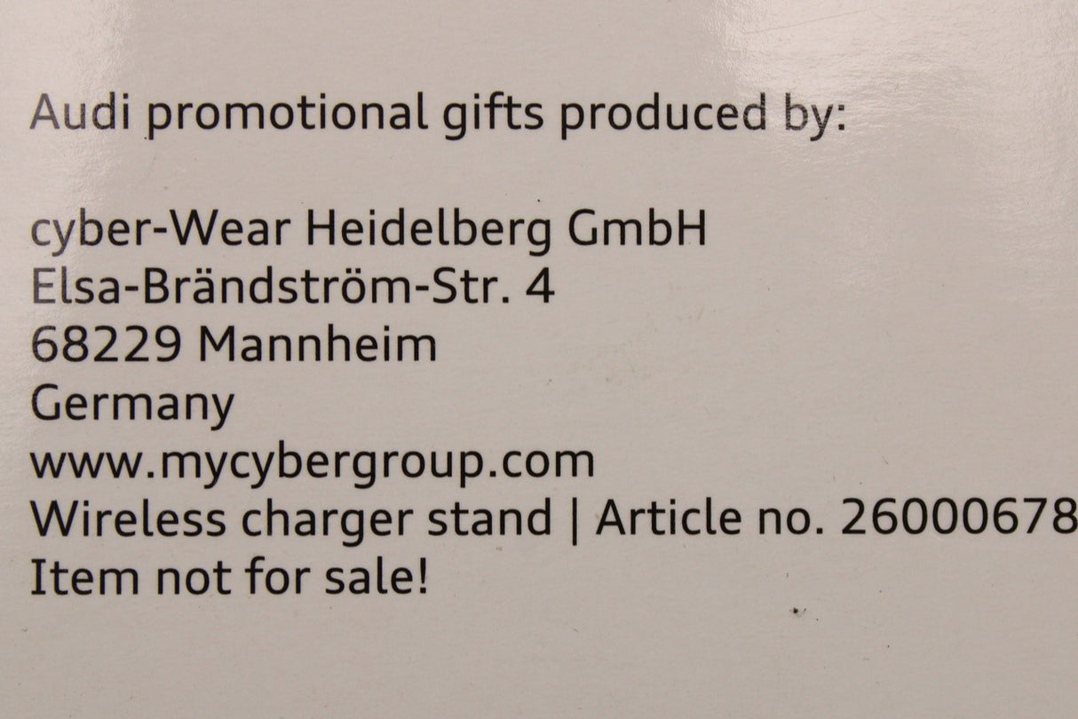 Audi wireless charging phone stand 26000678