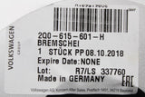 VW Polo 6R 6C Ibiza Fabia Roomster rear discs & pads set JZW698601AH