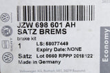 VW Polo 6R 6C Ibiza Fabia Roomster rear discs & pads set JZW698601AH
