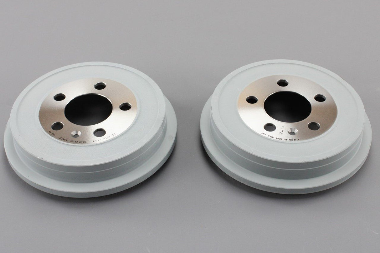 VW Polo 9N 9N3 6R 6C Audi A2 Skoda SEAT rear brake drums (x2) 6Q0609617